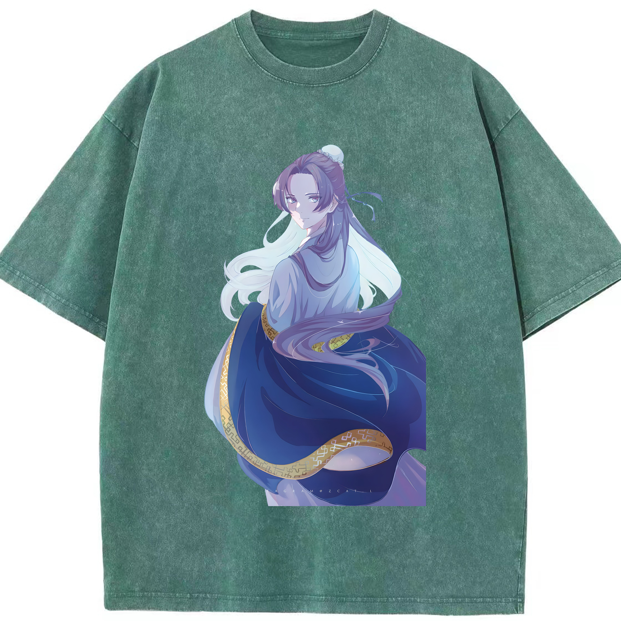 （画像用） 薬屋のひとりごと The Apothecary Diaries 綿100% ヴィンテージ風 半袖Tシャツ（フロントプリント）